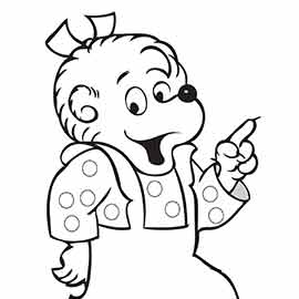 Sister Bear Coloring Page